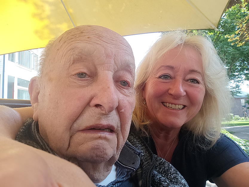 Bild mit Papa
